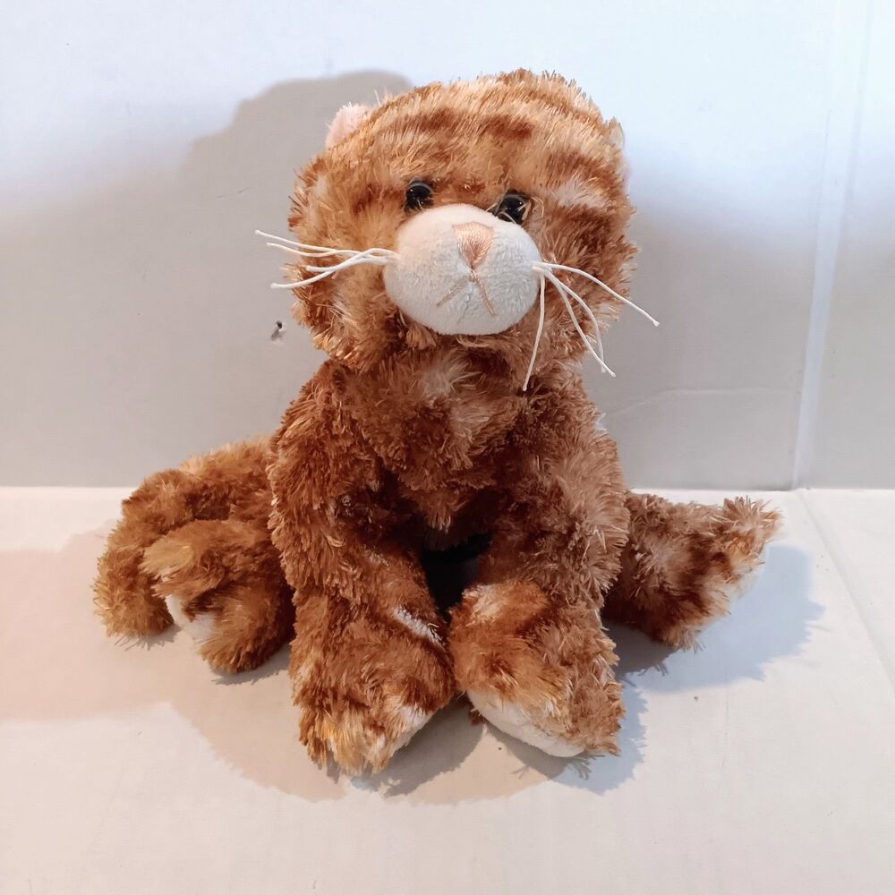 Ganz Webkinz Ginger Cat Kitten Plush-HM431-2010-Retired-Plastic Eyes-No Code